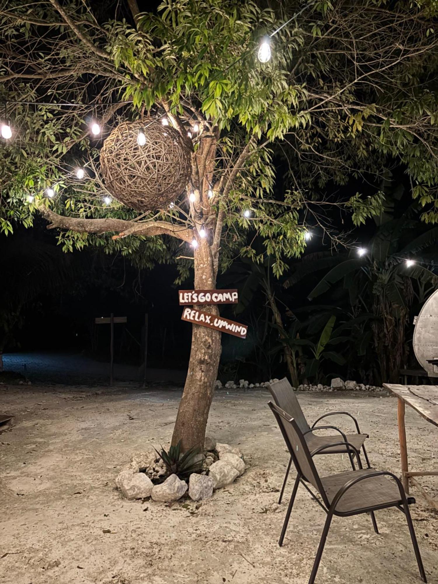 Momotoh Camper Hotel Xpujil Bagian luar foto